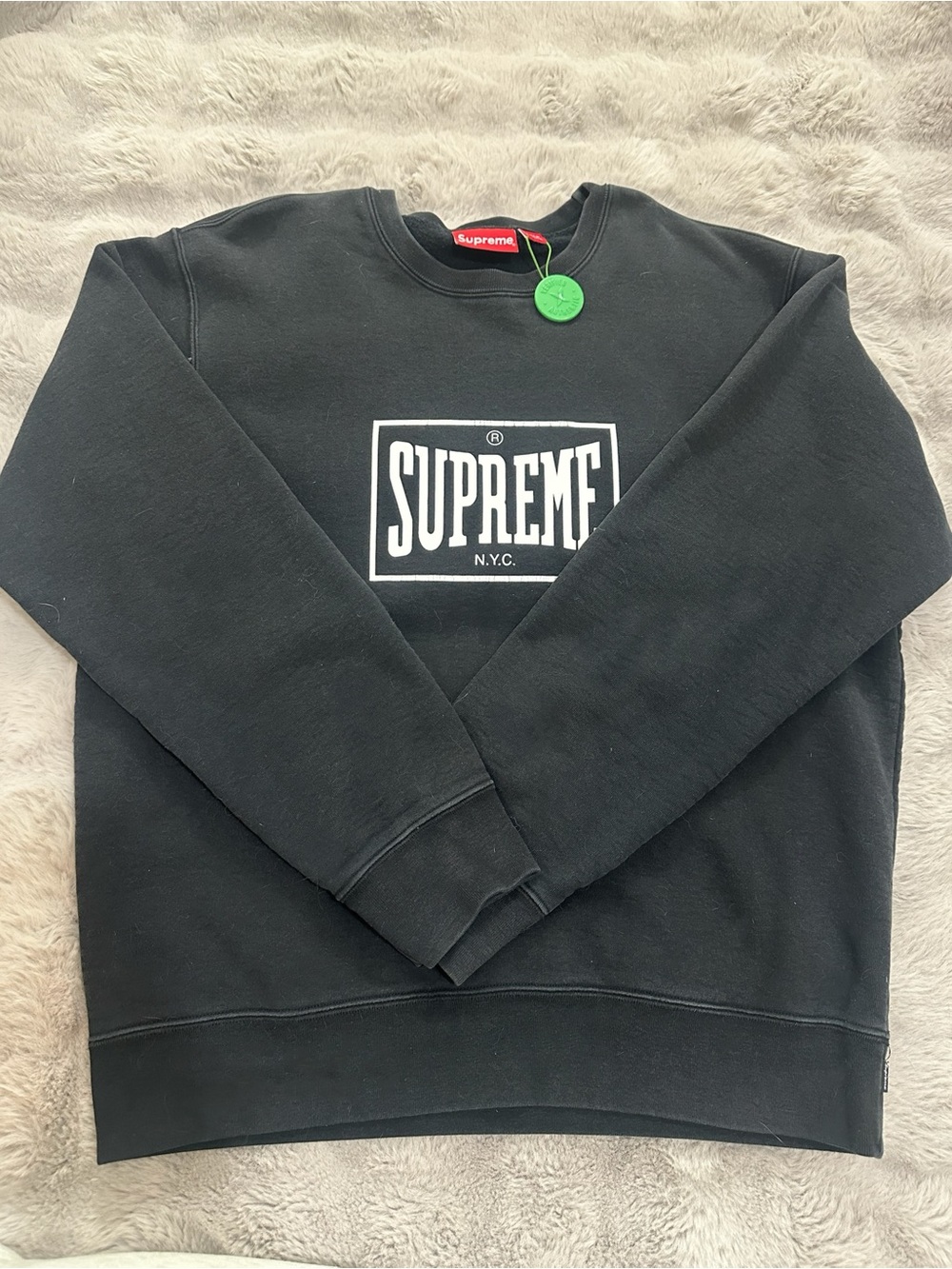 Supreme warm up Crewneck Sweatshirt Sz L